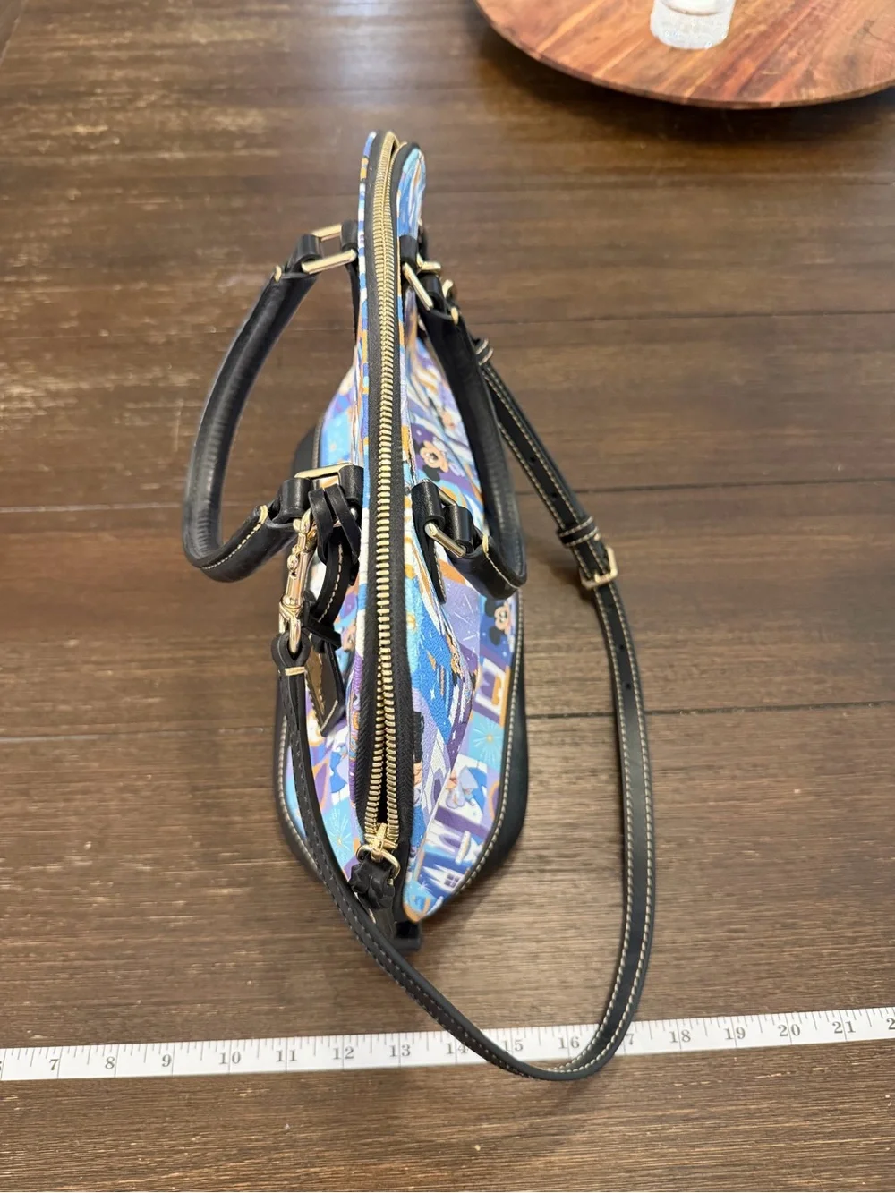 Dooney & Bourke Disney World Magic Kingdom  50th Anniversary Castle Dome Satchel